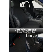 Minderland Mindra Serisi Toyota Corolla 2002 - 2007 Uyumlu Oto Koltuk Minder Seti - Siyah