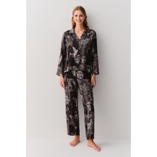 Suwen Rustic Gömlek Yaka Pijama Takımı