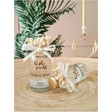 Şık Etiketli Hediyelik Kolonya Şişesi, Cam Şişe Kolonya, Söz, Nişan, Nikah Hediyeliği (15 Adet)