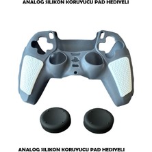 Ps5 Dualsense Koruyucu Silikon Kılıf + Analog Silikon Koruyucu