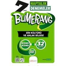 Günay Yayınları Bumerang 7. Sınıf Din Kültürü ve Ahlak Bilgisi Haftalık Denemeler