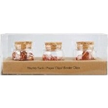 Pyrus 3 Lü Mini Kavanoz Set Raptiye-Ataç-Kıskaç SC900141