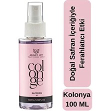 Ashley Joy Doğal Safran İçerikli Ferahlatıcı 80 Derece Sprey Kolonya 100 ml