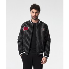 Krtlyvs Beşiktaş Unisex Kolej Mont 7525500T3 Siyah Renkli Modern Tasarım M Beden