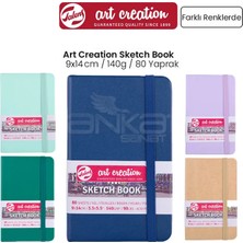 Talens Art Creation Sketch Book 9X14CM 140G 80 Yaprak Pastel Renkler