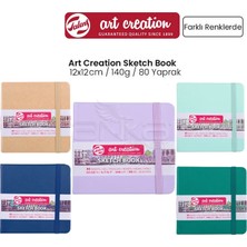 Talens Art Creation Sketch Book 12X12CM 140G 80 Yaprak Pastel Renkler