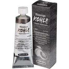 Schmincke Kohle Liquid Charcoal Sıvı Kömür 35ML Peach Stone Black