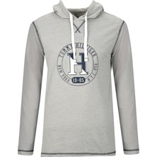 Tommy Hilfiger 09T4197-004 Erkek Sweatshirt Gri