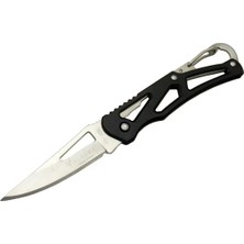 SDR-1606BK Mini Metal Çakı 14 cm Manuel, Kemerlikli