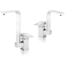 Yay Manolya Serisi Kuğu Lavabo Bataryası M-105 – Şık ve Dayanıklı Banyo Lavabo Musluğu