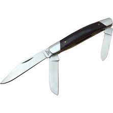 K-15 Falkon Üç Ağızlı / Üçlü Çakı 18 cm - Ahşap Saplı, Manuel