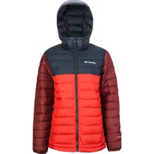 Columbia Powder Lite Hooded 2086944-698 Erkek Mont Kırmızı