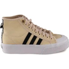 Adidas H00641 Nizza Platform Mid Unisex Spor Ayakkabı Bej