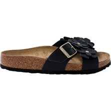 Birkenstock Siena Flower 1026734 Kadın Terlik Siyah