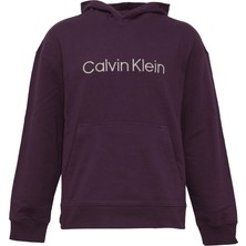 Calvin Klein 40HM231-501 Shadow Purple Erkek Kapüşonlu Sweatshirt Mor