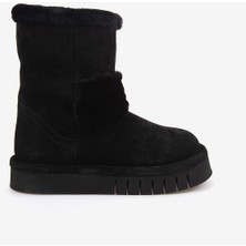 Rouge Hakiki Deri Içi Kürklü Kadın Bot 1070-1