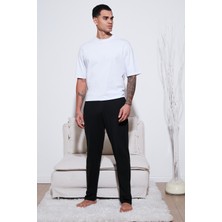 Buratti Pamuklu Regular Fit Normal Bel Düz Paça Cepli Pijama Altı Erkek Pijama Altı 6574003
