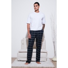 Buratti Pamuklu Regular Fit Normal Bel Düz Paça Cepli Pijama Altı Erkek Pijama Altı 6574003