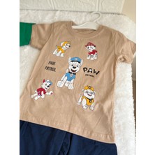 Erkek Çocuk Karakterli Penye Kumaşlı Alt Üst Takım