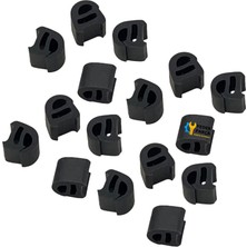 Bloomberg Uyumlu Set Üstü Ocak Ankastre Izgara Silikon Tampon Lastiği 16 Adet Oval Küçük