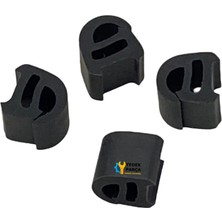 Arçelik Uyumlu Set Üstü Ocak Ankastre Izgara Silikon Tampon Lastiği 4 Adet Oval Küçük