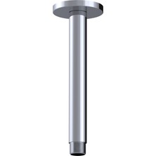 Ankastre Duş Borusu Tavandan 15CM SS304 Paslanmaz Çelik Kromajlı