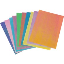 Puti A4 Simli Elişi Kağıdı 10 Lu Karışık Renk 80 gr