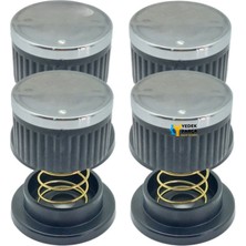 Regal Uyumlu Düğme 4 Lü Takımı Ankastre Set Üstü Ocak Düğmesi - Siyah (Yaylı) Görselle Eşleştiriniz