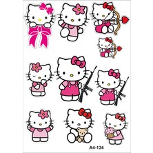A4 Sticker 134 Tek Paket Çoklu Sticker