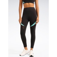 Reebok LUX HR 7/8 TIGHT - CB Siyah Kadın Tayt