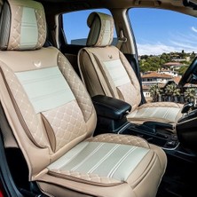 Seat Ibiza Uyumlu Oto Koltuk Kılıfı Deri, Kumaş Jupiter Bej
