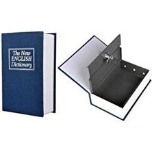 Büyük Boy Anahtarlı Kitap Görünümlü Gizli Kasa