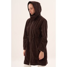 Veger Kadın Özel Dokulu Kumaş Kaban