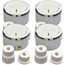 Altus Uyumlu Düğme 4 Lü Takımı Ankastre Set Üstü Ocak Düğmesi