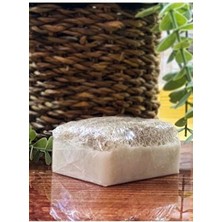 Dekoratif Hediyelik %100 El Yapımı Doğal Kabak Lifli Pirinç Özlü Sabunu