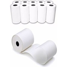 ingenico IWE280 MOVE5000F IDE280 Yazar Kasa Pos Rulosu 56 x 14 mm 10 Paket 100 Adet Beyaz Renk