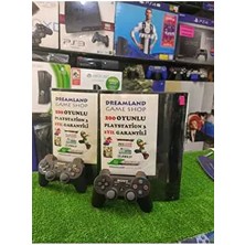 SONY Süper Mariolu Ps3 Slim Kasa 500 GB 200 Oyunlu 2 Kollu Yenilenmiş Garantili