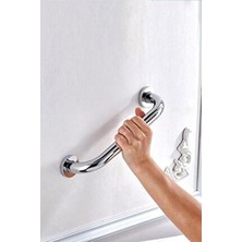 Milenay Yaşlı ve Bedensel Engelli İçin Krom Kaplama Tutunma Barı 30CM Küvet Tutamağı Modern Tasarım
