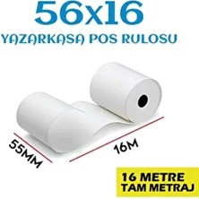 Dora Kağıt 56X16 Termal Pos Rulosu 10'lu Paket Yüksek Yapışkanlık ile Depo ve Mağaza Kullanımına Uygun