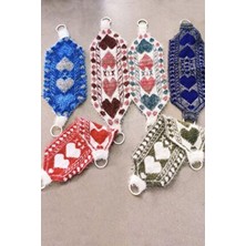 Halkalı Çeyizlik Lif, Yumuşak Dokulu Kalpli Lif, Çeyizlik Lif - 1 Adet