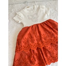 Kız Çocuk Fisto Etekli 6 Farklı Renkli Kat Kat Elbise