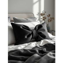 Fiyonk Görünümlü Xxl Dekoratif Keten Kumaş Yastık Dolgulu Fiyonk Hediye Yastık Kırlent (40X60CM)