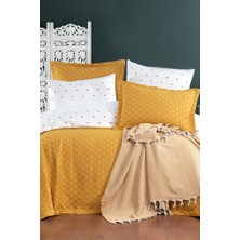 Çeyiz Diyarı Fiona 10 Parça Pikeli Çeyiz Seti Hardal