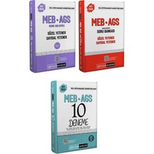 Pegem 2026 Meb-Ags Sözel-Sayısal Yetenek Konu Anlatımlı + Soru Bankası + 10 Deneme 3 Lü Set
