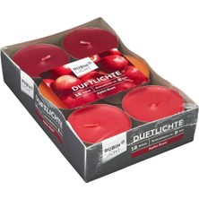 Rubin Licht Tealight Kokulu Mum Elma Tarçın 12'li