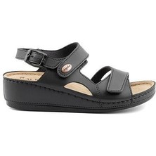 Roy Jones Kadın Siyah Günlük Sandalet 1818