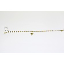 14 Ayar Altın Çok Renkli Spor Günlük Bileklik Künye