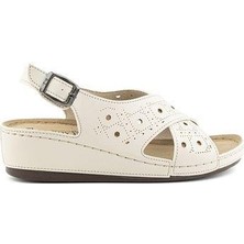 Roy Jones Kadın Bej Günlük Sandalet 1819