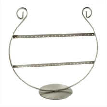 Ithal Metal Gri Renk 29X29 cm Küpe Standı