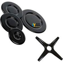 Altus Uyumlu 1 Li Cezvelik Aparatı Ankastre Set Üstü Ocak 4 Lü Kapak Takımı